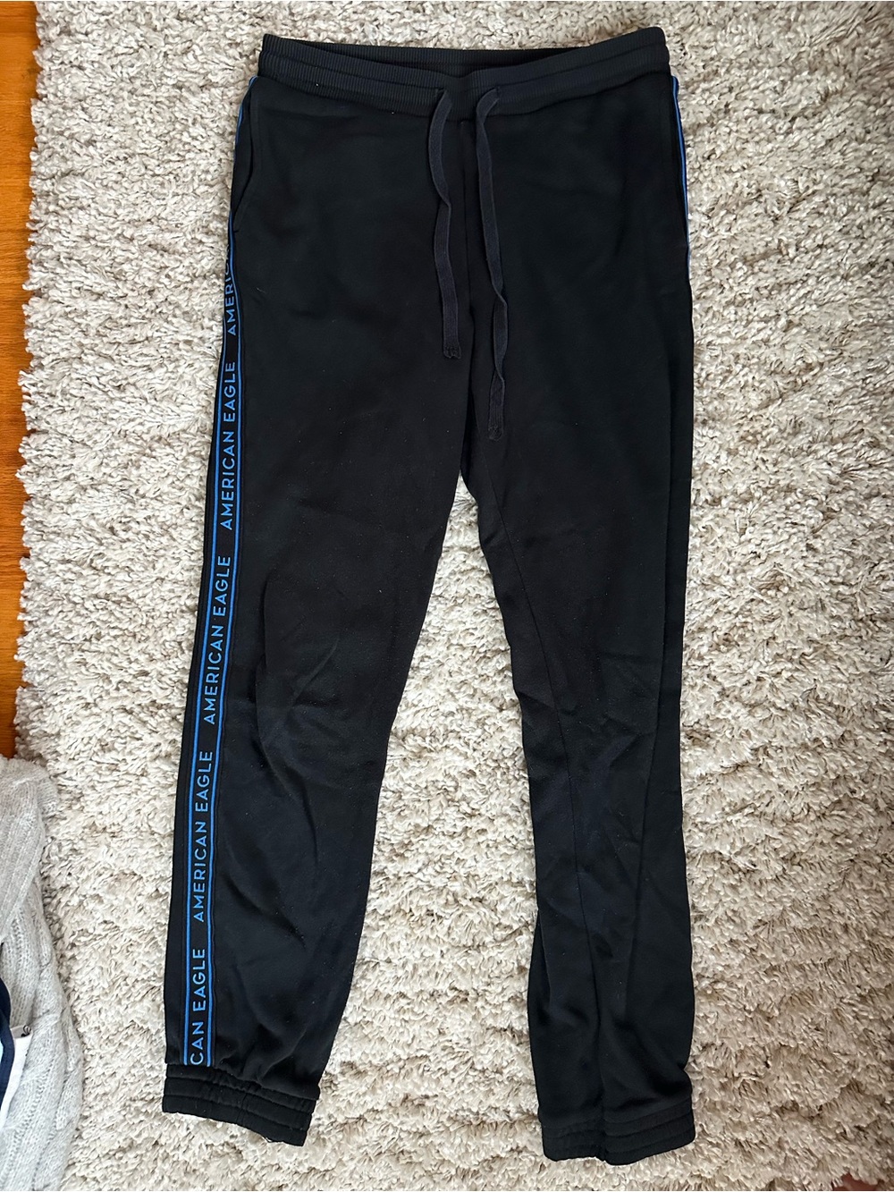 American Eagle Black Fleece Sweatpants